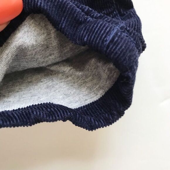 H&M navy blue lined corduroy pants EUC 6-9 months - Picture 6 of 6